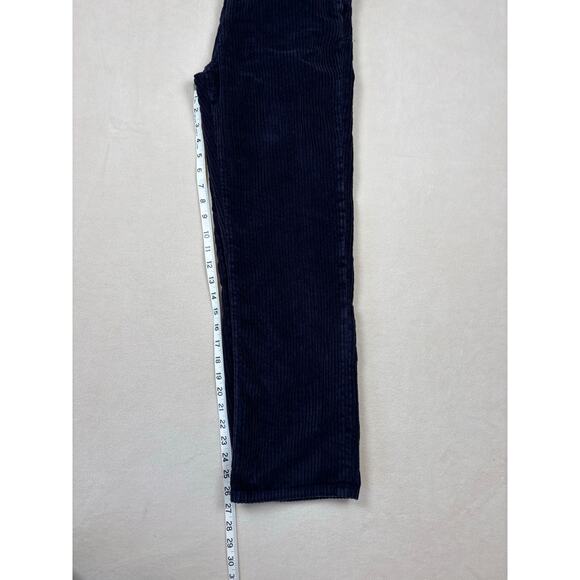 Women's size‎ Small M.i.h Jeans Anthropologie Korine navy Corduroy Overalls boho - Picture 10 of 10